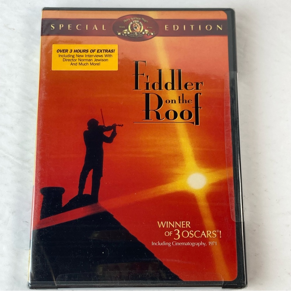 Fiddler On The Roof 1971 (DVD, 2001 Special Edition) - NEW Broadway Show Film